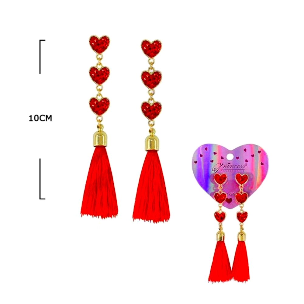 Heart earings ❤️💜💜💜💜